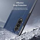 For Samsung Galaxy Z Fold3 5G DUX DUCIS Bril Series PU + TPU Phone Case(Blue) - 6