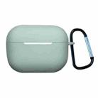 Earphone Silicone Protective Case with Buckle For AirPods Pro 2(Cerulean) - 1