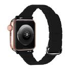 Reverse Buckle Magnetic Watch Band For Apple Watch Series 8&7 41mm / SE 2&6&SE&5&4 40mm(13# Black) - 1