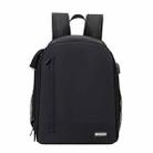CADeN D6 IV Expandable Camera Backpack Shoulders Camera Lens Bag, Size:28 x 17 x 38cm(Black) - 1