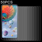 For TCL 304 50 PCS 0.26mm 9H 2.5D Tempered Glass Film - 1