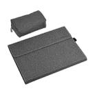 For Microsoft Surface Pro 9 All-Inclusive Drop Tablet PC Case With Power Pack(Light Gray) - 1