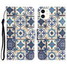 For iPhone 12 mini Colored Drawing Leather Phone Case (Vintage Totem) - 1