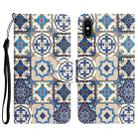 For iPhone X Colored Drawing Leather Phone Case(Vintage Totem) - 1