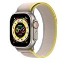Nylon Watch Band For Apple Watch Series 8&7 41mm / SE 2&6&SE&5&4 40mm(Beige) - 1