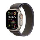 Nylon Watch Band For Apple Watch 42mm / 41mm / 40mm / 38mm (Black Blue) - 1