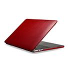 RMA133 For MacBook Pro 13.3 inch (2016-2019) Universal Microfiber Leather Anti-fall Laptop Protective Leather Case(Red) - 1