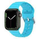 Ocean Ripple Watch Band For Apple Watch Series 8&7 41mm / SE 2&6&SE&5&4 40mm(Sky Blue) - 1