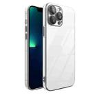 For iPhone 11 Electroplating TPU Transparent Phone Case (Black) - 1