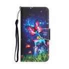 For Realme 9i / OPPO A96 4G Colored Drawing Leather Phone Case(Bottle Butterfly) - 2