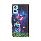 For Realme 9i / OPPO A96 4G Colored Drawing Leather Phone Case(Bottle Butterfly) - 3
