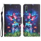 For vivo Y17 / Y12 Colored Drawing Leather Phone Case(Bottle Butterfly) - 1