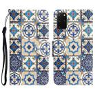 For Samsung Galaxy S20+ Colored Drawing Leather Phone Case(Vintage Totem) - 1