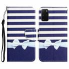 For Samsung Galaxy S20+ Colored Drawing Leather Phone Case(Bow Knot) - 1