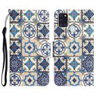 For Samsung Galaxy A21s Colored Drawing Leather Phone Case(Vintage Totem) - 1