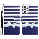 For Samsung Galaxy A23 Colored Drawing Leather Phone Case(Bow Knot) - 1