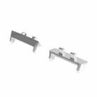 For OPPO Watch3 42mm 1 Pair 20mm Metal Watch Band Connector(Silver) - 1