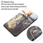 For Xiaomi Poco M3 Colored Drawing Leather Phone Case(Tiger) - 5