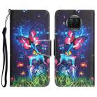 For Xiaomi Mi 10T Lite 5G Colored Drawing Leather Phone Case(Bottle Butterfly) - 1