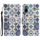 For Xiaomi Redmi Note 10 4G Colored Drawing Leather Phone Case(Vintage Totem) - 1