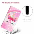 For Xiaomi Redmi 9 Colored Drawing Leather Phone Case(Unicorn) - 6