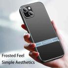 For iPhone 13 Pro Jianfeng Series All-inclusive Lens Frosted TPU Phone Case (Black+Silver) - 2