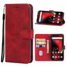 For UMIDIGI F3 5G Leather Phone Case(Red) - 1