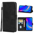 For TCL 305i Fingerprint Version Leather Phone Case(Black) - 1