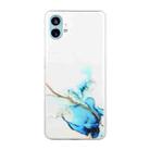 For Nothing Phone 1 Hollow Marble Pattern TPU Phone Case(Blue) - 1