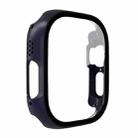 Tempered Glass Film PC Watch Case For Apple Watch Ultra 49mm / Apple Watch Ultra 2 49mm(Midnight Blue) - 2