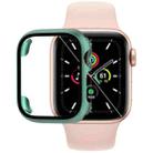 Tempered Glass Film PC Watch Case For Apple Watch Series SE 3&SE 2&6&SE&5&4 40mm(Green) - 1