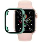 Tempered Glass Film PC Watch Case For Apple Watch Series SE 3&SE 2&6&SE&5&4 44mm(Green) - 1