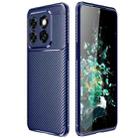 For OnePlus Ace Pro Carbon Fiber Texture Shockproof TPU Phone Case(Blue) - 1