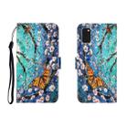 For Galaxy A41 3D Colored Drawing Horizontal Flip Leather Case with Holder & Card Slot & Wallet(Screw Rose Flower) - 1