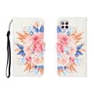 For Huawei P40 Lite 3D Colored Drawing Horizontal Flip Leather Case with Holder & Card Slot & Wallet(Sun Flower) - 1