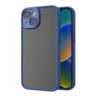 For iPhone 14 ROCK Guard Skin-feel Phone Case (Blue) - 1