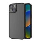 For iPhone 14 Plus ROCK Guard Skin-feel Phone Case (Black) - 1