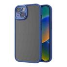 For iPhone 14 Plus ROCK Guard Skin-feel Phone Case (Blue) - 1