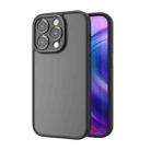 For iPhone 14 Pro ROCK Guard Skin-feel Phone Case(Black) - 1