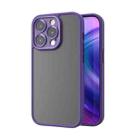 For iPhone 14 Pro ROCK Guard Skin-feel Phone Case(Purple) - 1