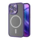 For iPhone 14 ROCK Guard Skin-feel MagSafe Phone Case (Purple) - 1