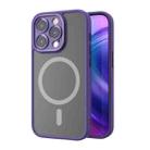 For iPhone 14 Plus ROCK Guard Skin-feel MagSafe Phone Case (Purple) - 1