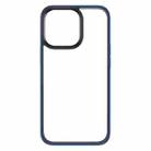 For iPhone 14 Pro ROCK Guard Transparent Phone Case(Blue) - 1