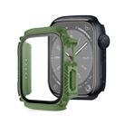 Screen Tempered Glass Film Armor Waterproof Watch Case For Apple Watch Ultra 49mm(Army Green) - 1