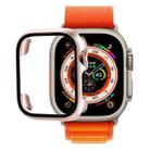 Tempered Glass Film PC Watch Case For Apple Watch Ultra 49mm(Rose Gold) - 1