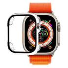 Tempered Glass Film PC Watch Case For Apple Watch Ultra 49mm(Transparent) - 1