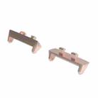 For OPPO Watch3 Pro 46mm 1 Pair 22mm Metal Watch Band Connector(Rose Gold) - 1