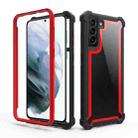 For Samsung Galaxy S21 5G Shockproof Space Phone Case(Black Red) - 1