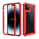 For iPhone 14 Pro Max Shockproof Space Phone Case (Red) - 1