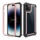 For iPhone 14 Pro Max Shockproof Space Phone Case (Rose Gold) - 1